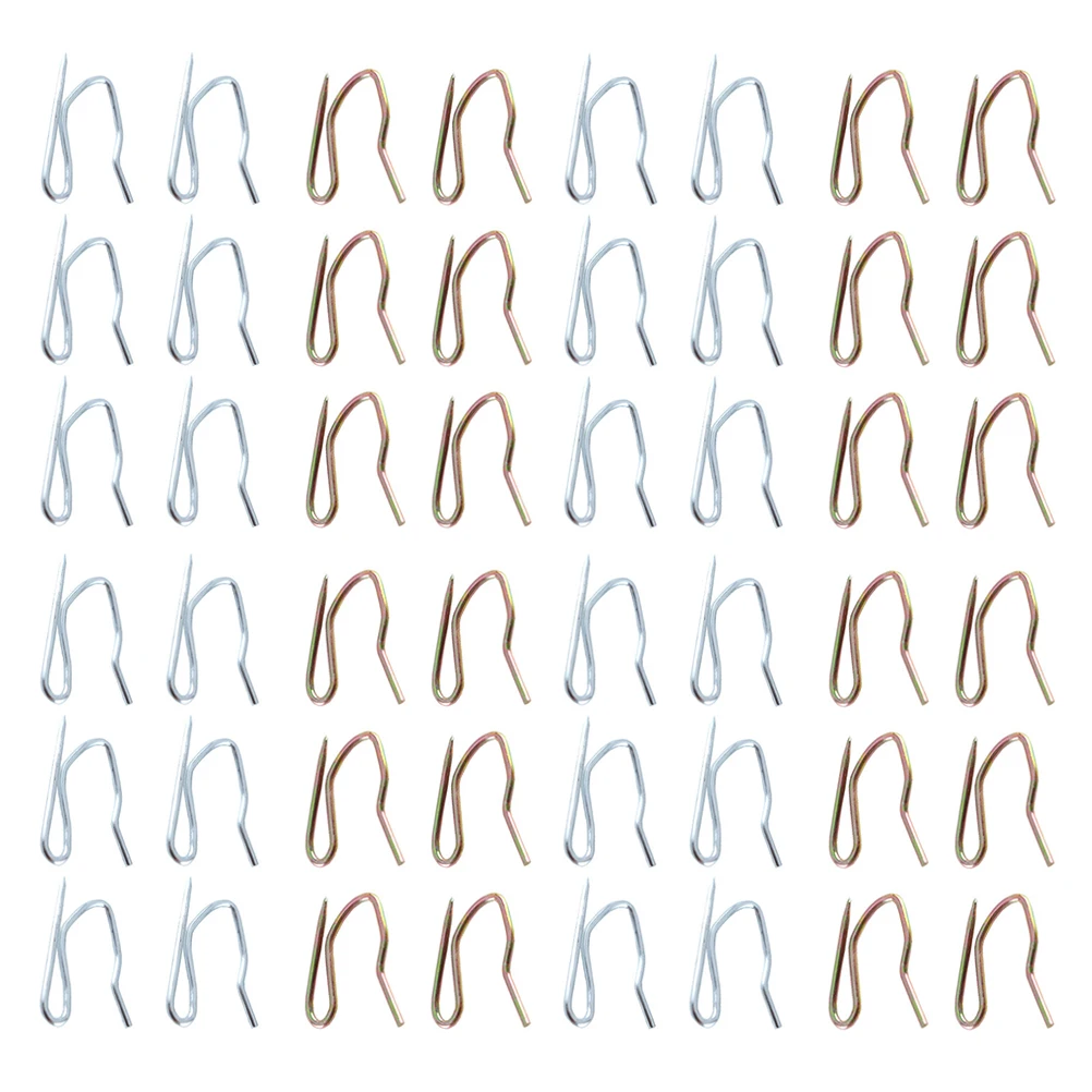 

Curtain Hooks Iron Hangers Drapes Shower Bathroom Metal Non Slip Rust Proof Reusable Easy Install Home Decor