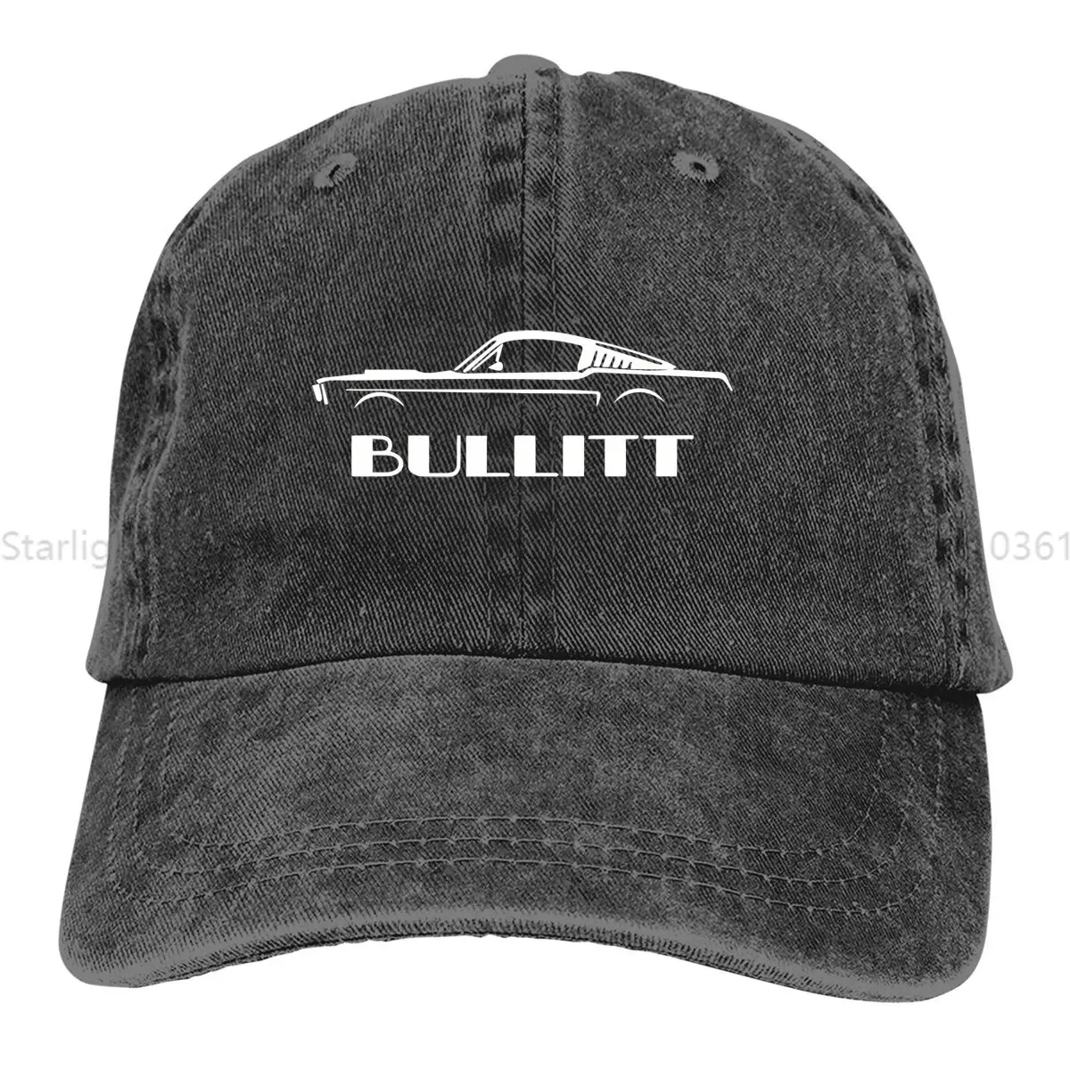 Mustang Car Multicolor Hat Peaked Women's Cap Bullitt Silhouette Cool Personalized Visor Protection Hats