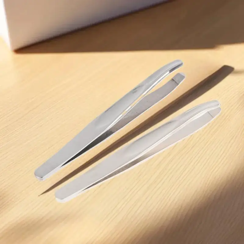 

**Premium Round Head Tweezers For Eyebrow Facial Hair Removal Seamless Clips Short Hair Precision Easy Combing For Eyebrows