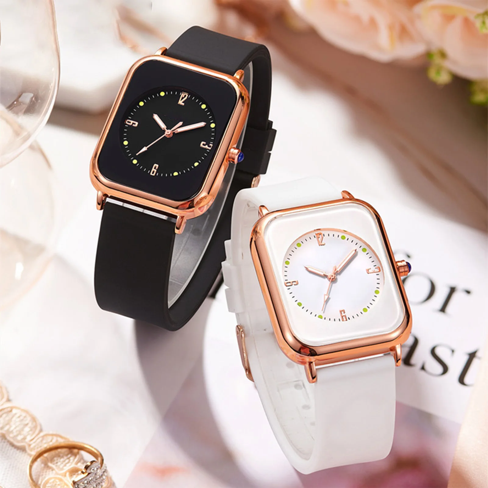 Casual Watches for Women Men Luminous Function Scratch Resistant Watches for Couples Valentine's Day Gift