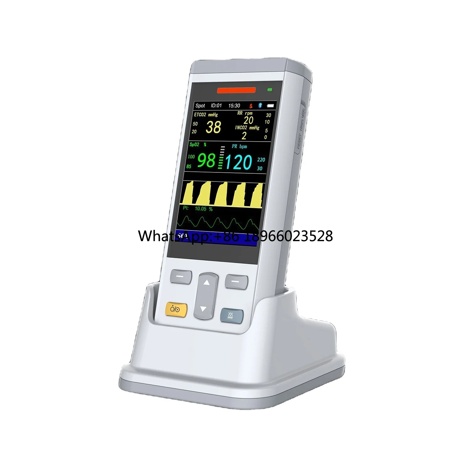 

Animal Vet Multifunction Portable Veterinary Vital Signs Monitor Multiparameter For Dog Cat