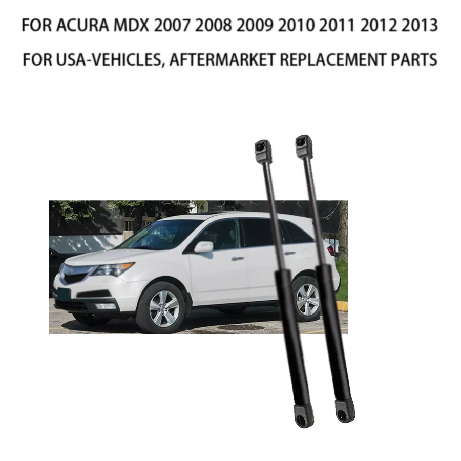 2 قطعة ل Acura MDX 2007 - 2012- 2013 غطاء محرك السيارة يدعم الدعامات الصدمات