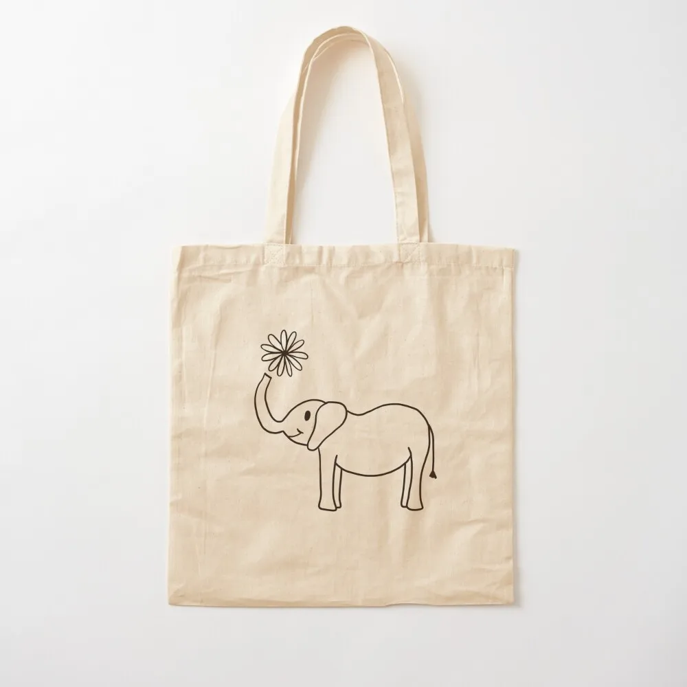

Flower elephant tote bag Tote bags men Shopper Canvas