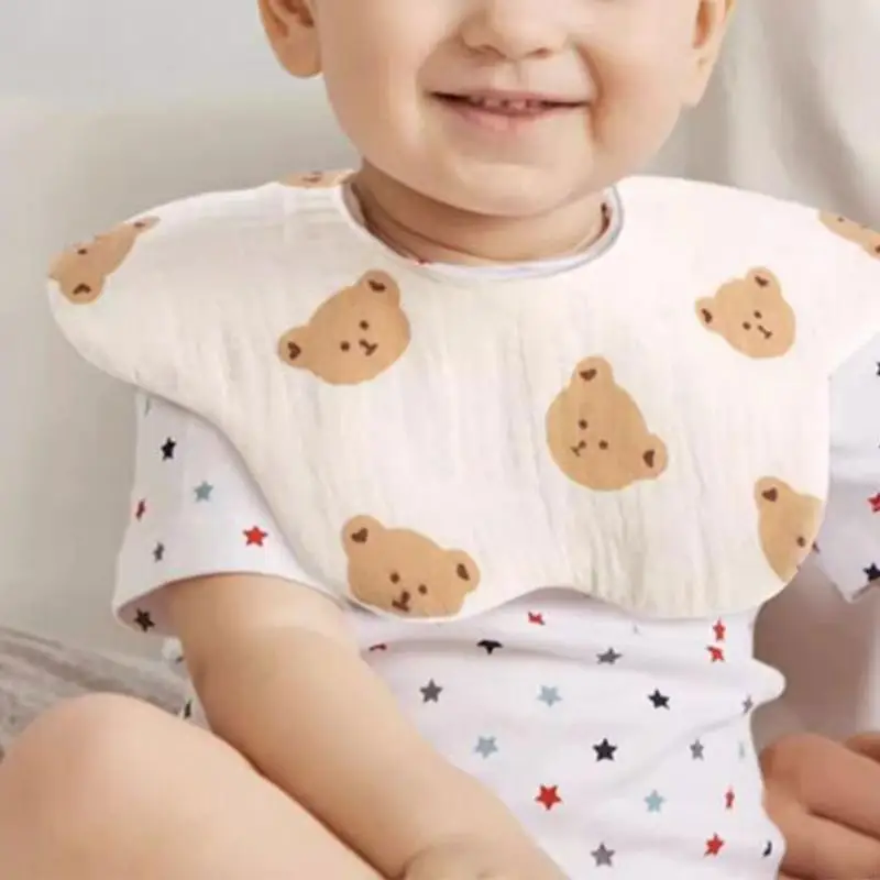 Q22D BURP Cloths Baby Drooling Haluing Fartuch Slack Fartuch dla małych dzieci niemowlę