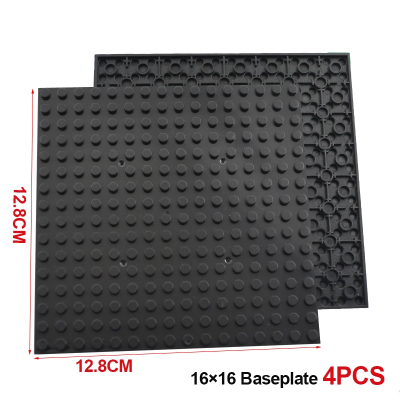 Building Blocks Double-sided Base Plate 16x16 91405 Assemble Parts MOC Bricks Baseplate Idea House Construction Board