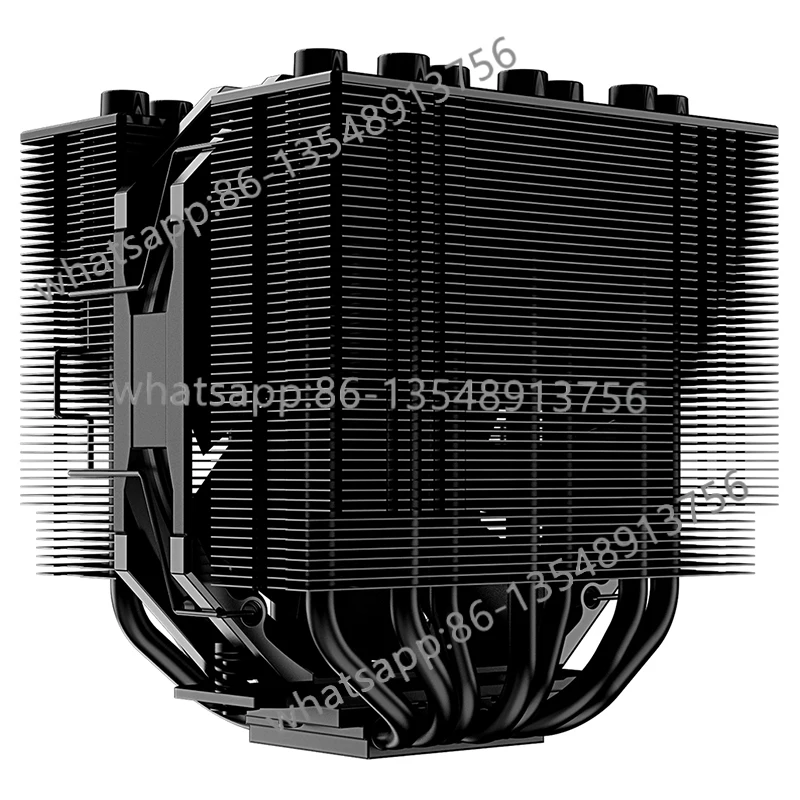 SE-207XT computer temperature control CPU radiator copper bottom nickel plated small double tower height 135MM