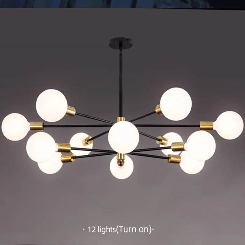 Modern Pendant Light Retro Chandelier Dining Parlor Lamp Bedroom Restaurant Lighting Living Room Refit Lamp Home Decoration