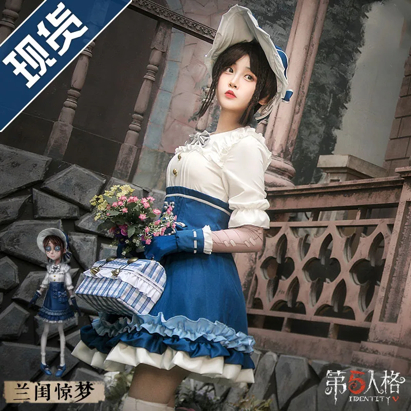 Games Identity V Cos Gardener Emma Woods Costume Sweetie Lolita Cute Women's Dress Party Daily Dress