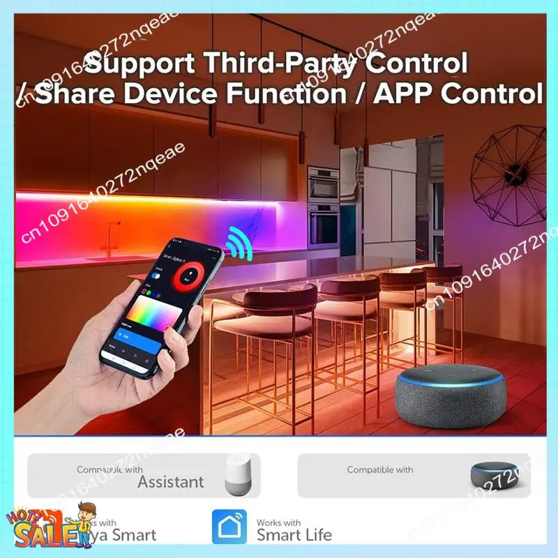 N08R Light Strip Controller RGB Light Strip Controller TUYA Smart Life APP Control Dimmer Light Strip Controller RGBCCT