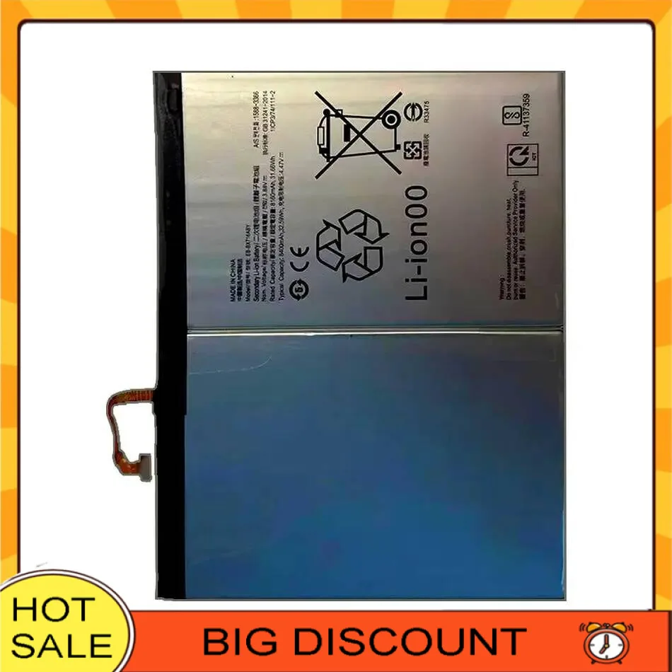 

Аккумулятор для планшета большой емкости EB-BX716ABY 8400 мАч для Samsung Tab S9 SM-X710 X716 X710