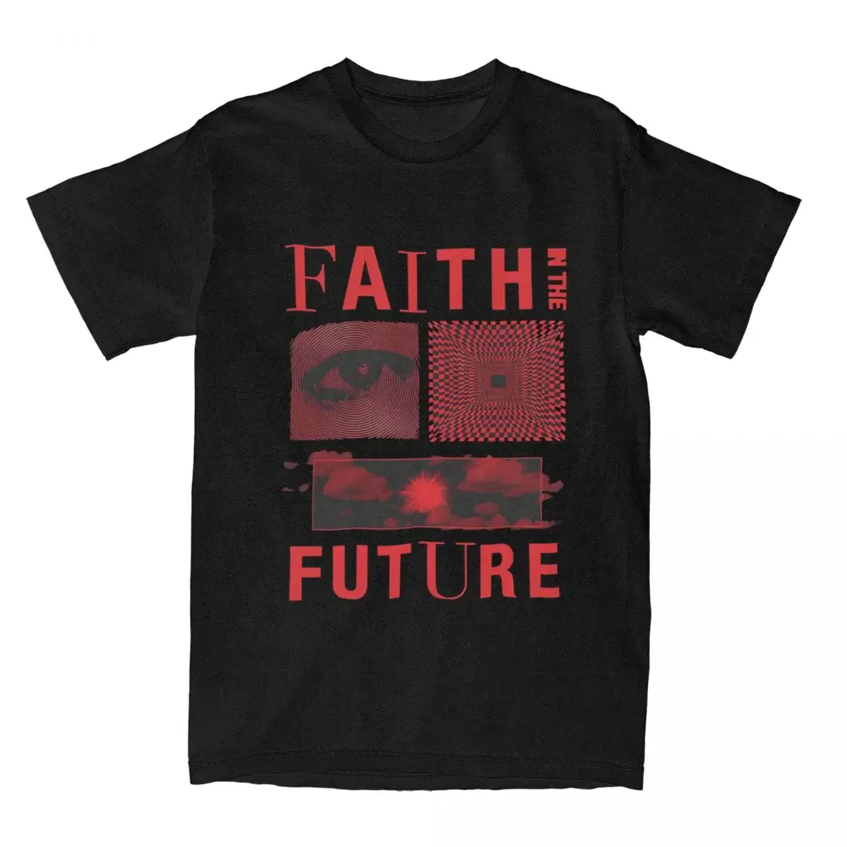 anime clothes 2024 Louis Tomlinsons Faith Future Accessories Shirt Men Vintage Pure Cotton Printed Cloth tshirtgraphic t shirts