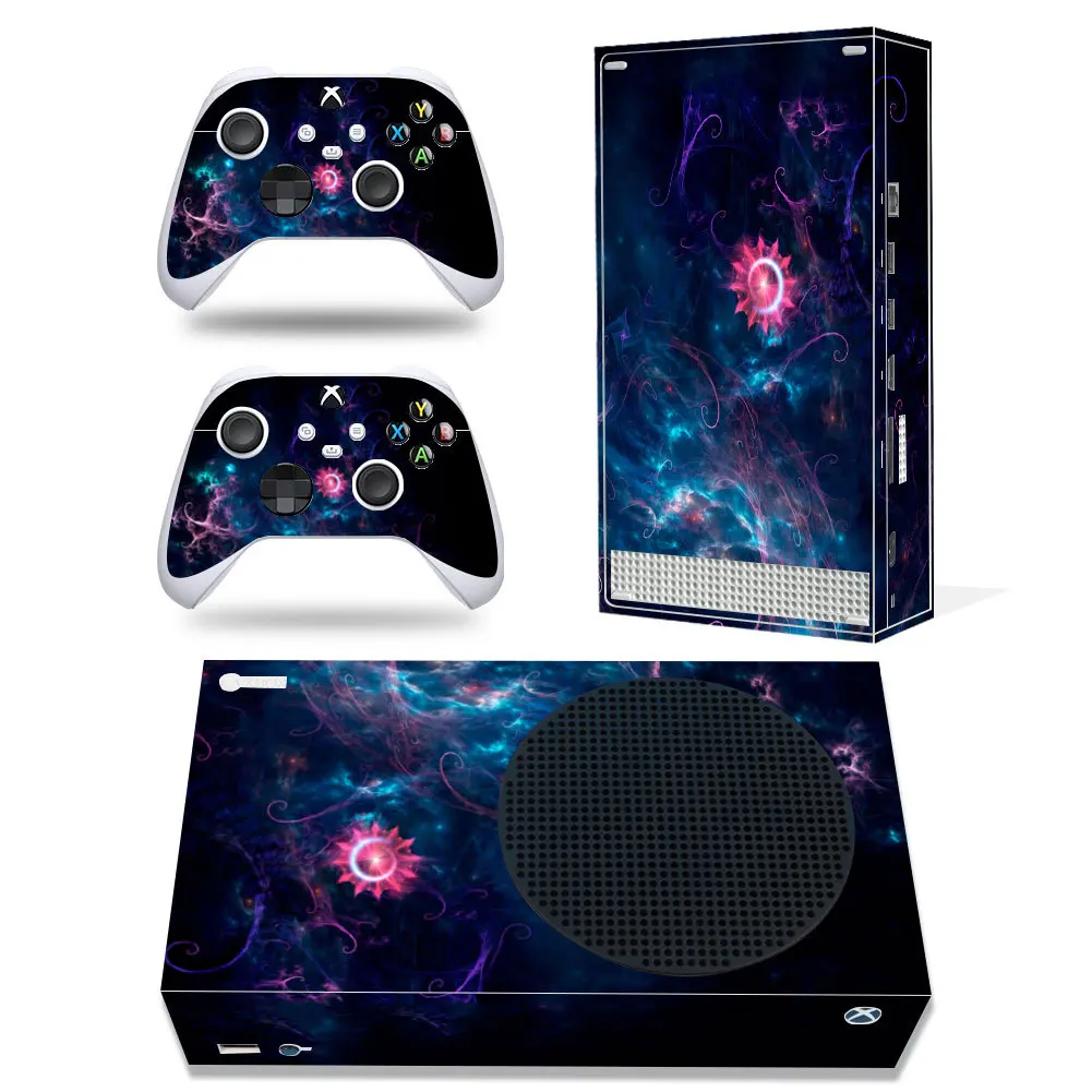 Starry Sky Full Body Skin Sticker for Xbox Series S Console and Controller Matte Surface PVC Air Release Vinyl
