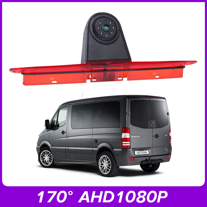 

For Mercedes Sprinter Crafter Truck AHD 1080P 170° Vehicle Brake Light Rear View CameraHigh definition Night vision waterproof