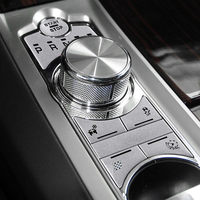 Car accessories For Jaguar XF 12-15 Car Central Control Multimedia Button Stickers Air Conditioning Button Stickers car stickers