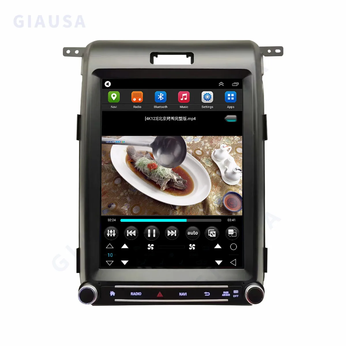 For Ford Raptor F150 2009-2014 Carplay Android Car Stereo Radio Multimedia Player GPS Navigation Auto Audio Head Unit