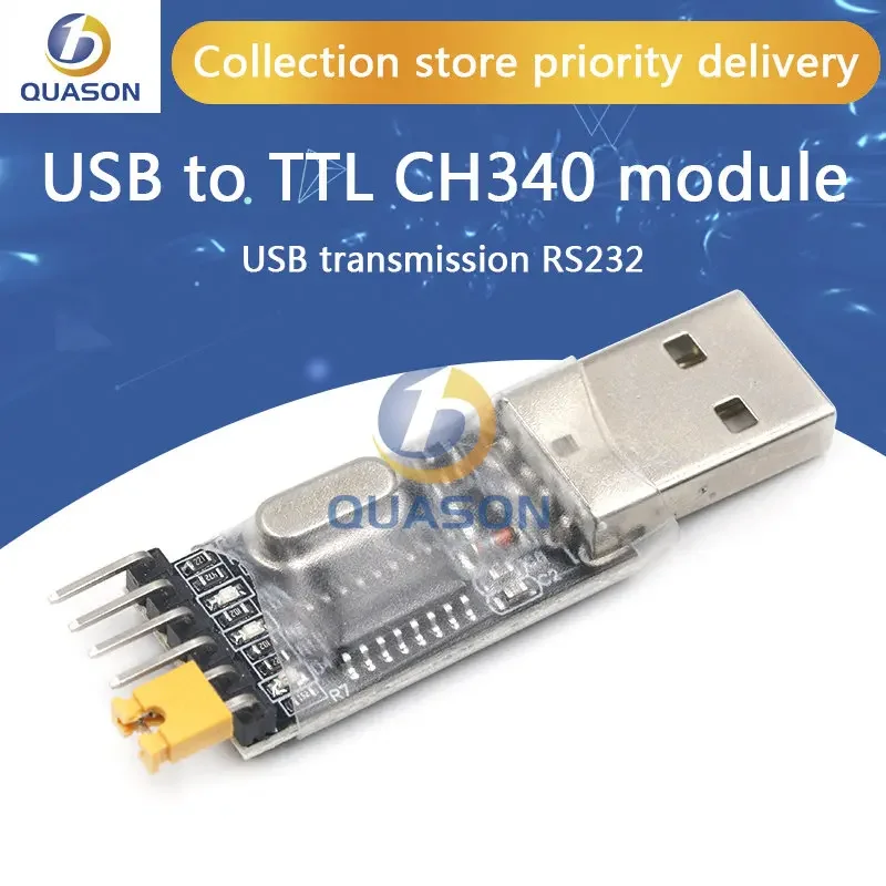 USB to TTL 변환기 UART 모듈, CH340G, CH340, 3.3V, 5V 스위치