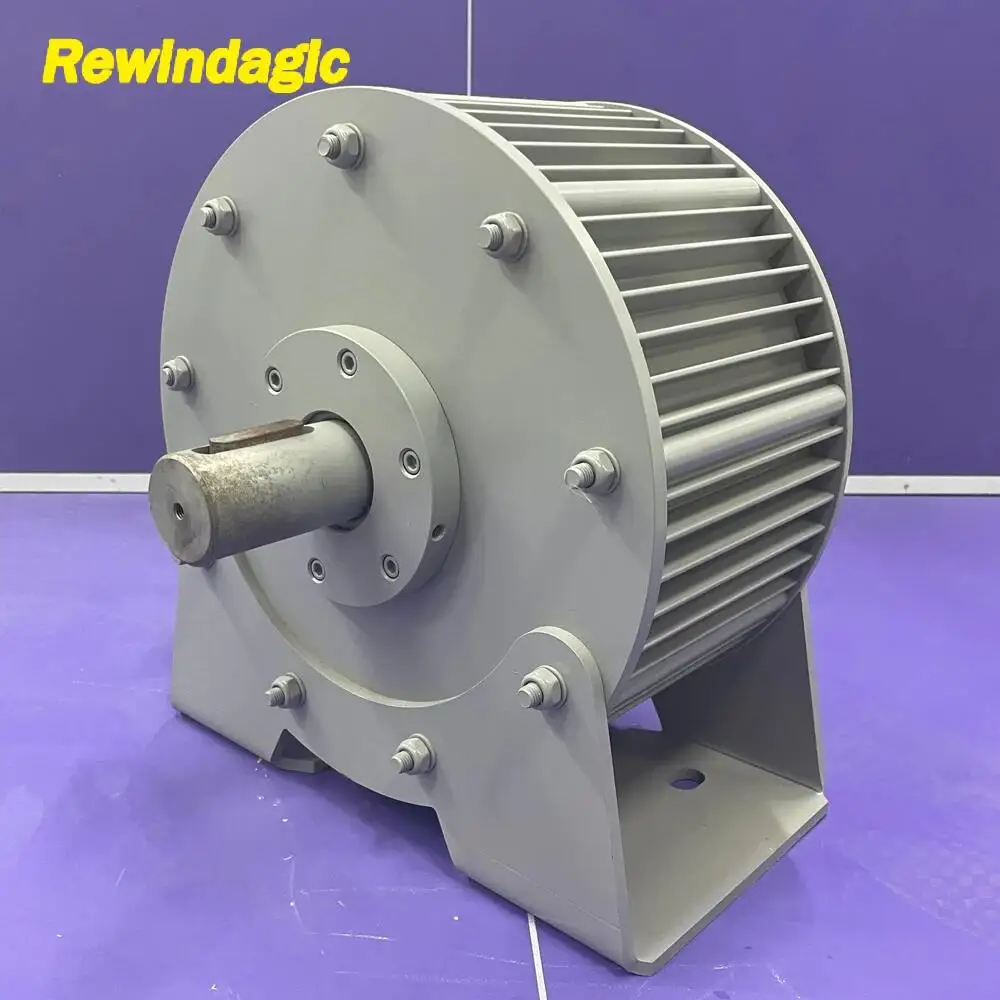 Imagem -03 - Gerador de Ímã Permanente ca Trifásica para Turbina Eólica Turbina de Água Baixa Velocidade 500rpm 20kw 50kw 100kw 96v 220v 380v Entrega Rápida