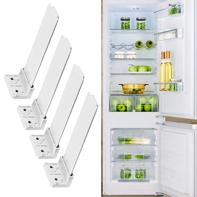 New 1Set Embedded Refrigerator Slide Rail For Fridge Door Slide Rail Mounting Kit Refrigerator Door Sliding Guide Moving Slide