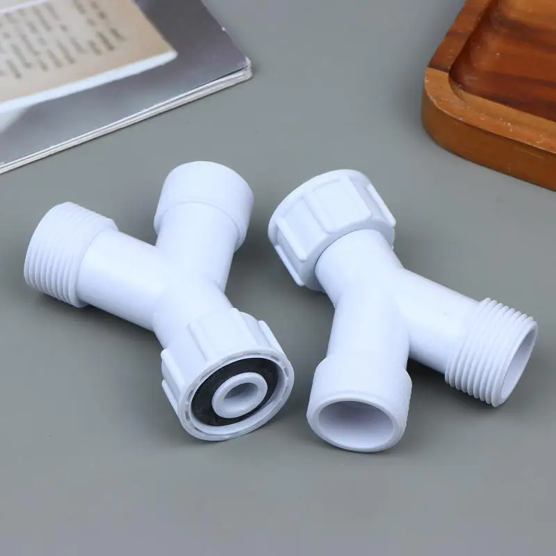 Dishwasher Washing Machine Y Tee Connector Adapter Pipe Three Way Easy Connect Water Adapter for Dual Appliance Connection