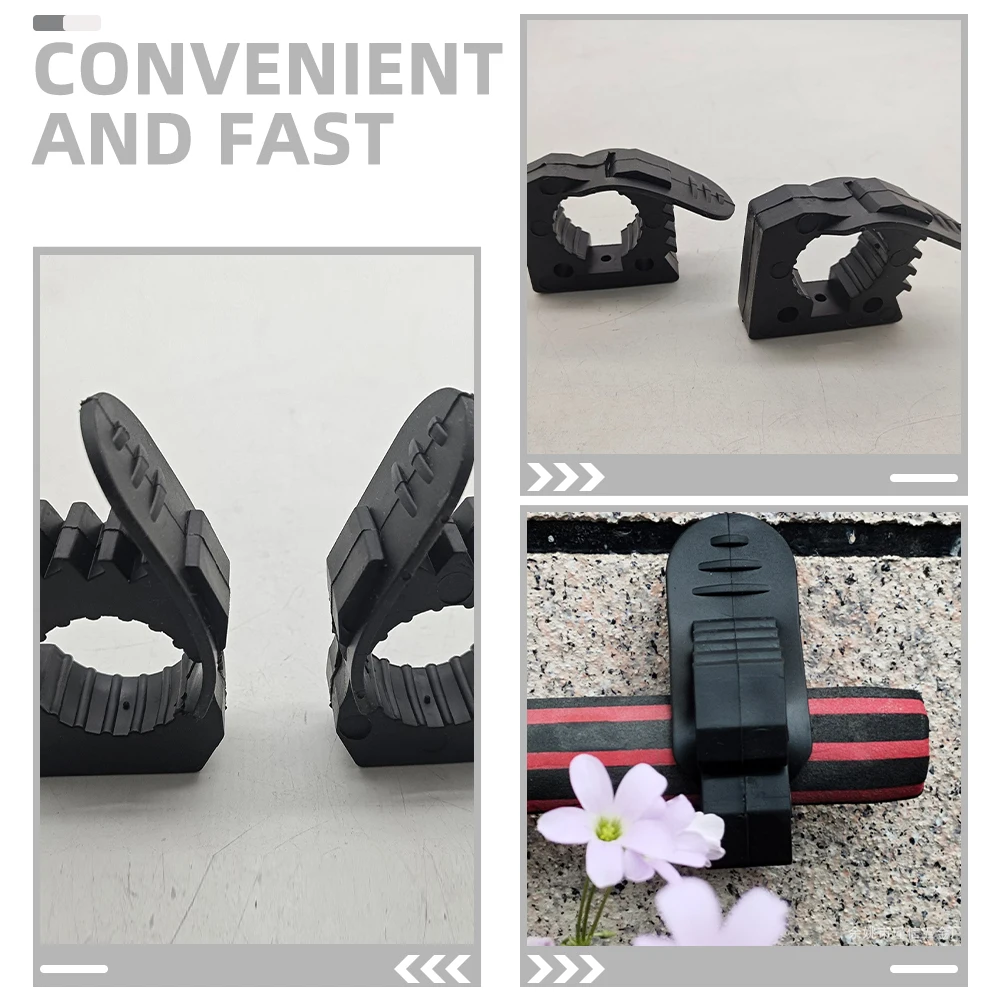 

2 Pcs Red Quick Release Clamps for Shovels Spades ATV Accessories Material Outdoor Tools Mounting Equipment Car