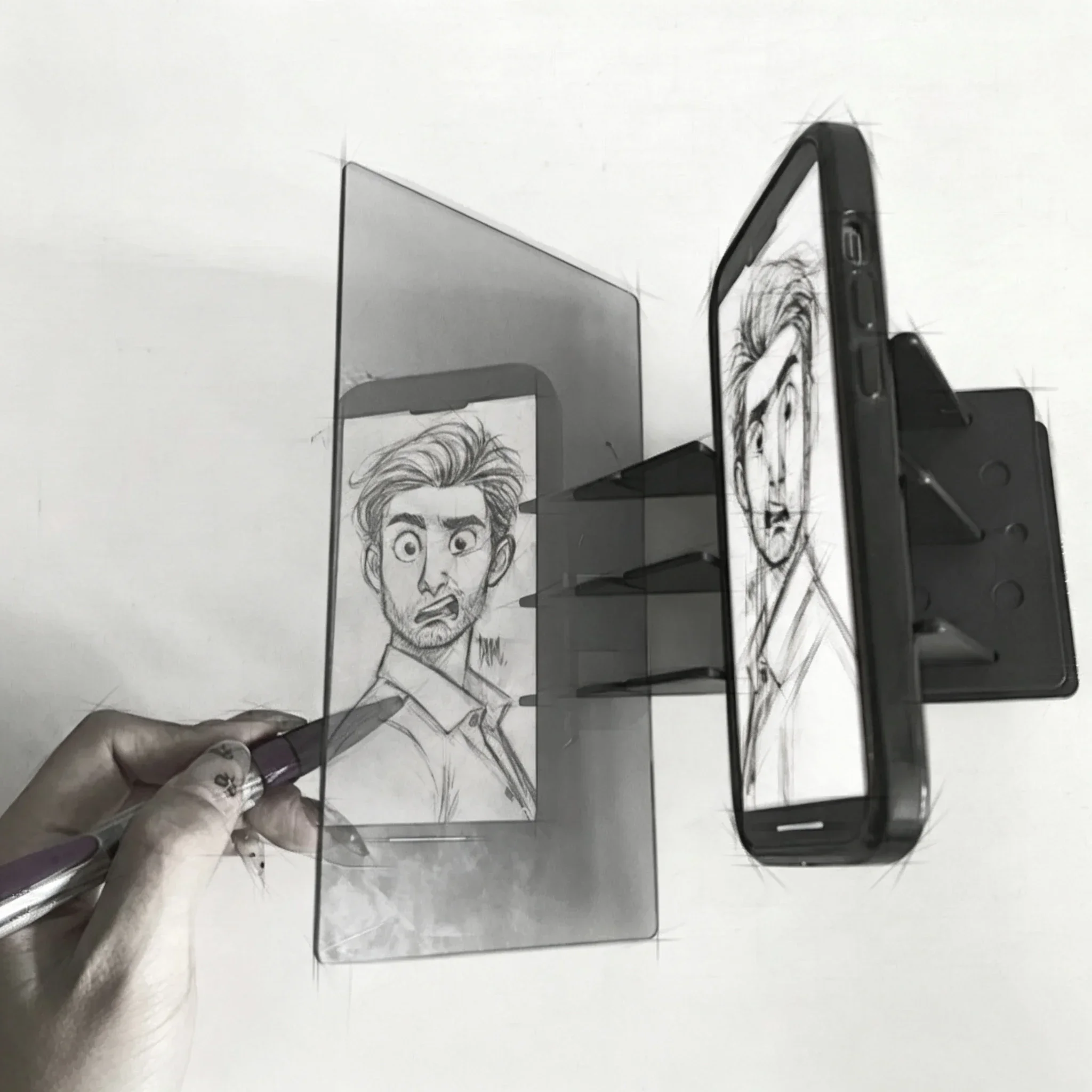 New Optical Clear Drawing BoardPortable Optical Tracing Board Image Draw Board Tracing Drawing Projector Optical Painting Board