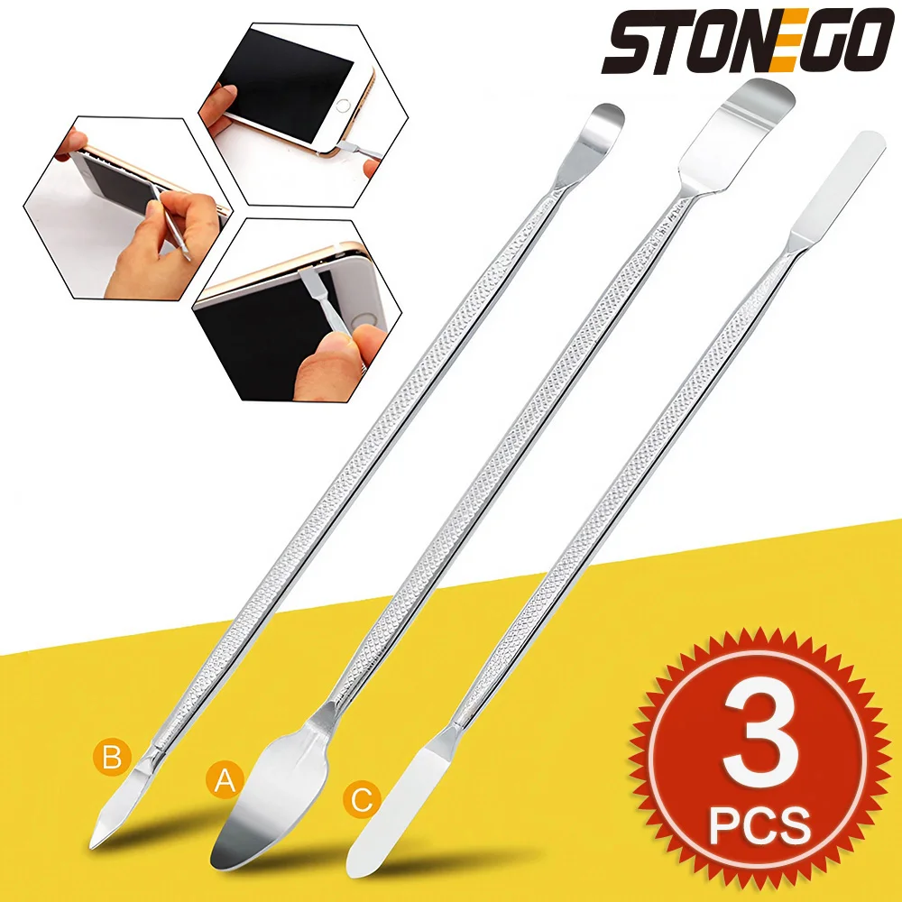 Stonego Metalen Mobiele Telefoon Reparatie Wrik Opening Tools Telefoon Laptop Tablet Scherm Reparatie Tools Smartphone Onderdelen