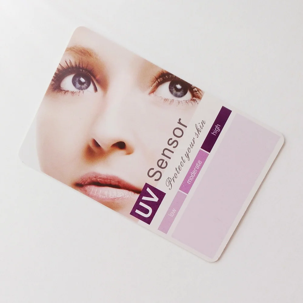 Skin Protection Uv Test Change Color In Sunlight Summer Accessories Increase In Demand Affordable Uv Test Cards Solar Probe