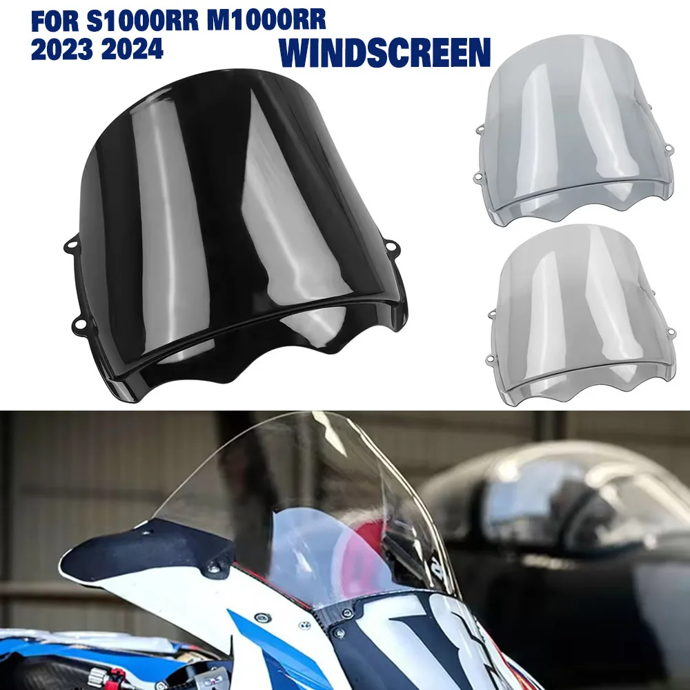 

Для BMW M1000RR S1000RR S 1000 RR M1000 RR 2023 2024, лобовое стекло мотоцикла, крышка, спойлер, дефлекторы ветра, защита