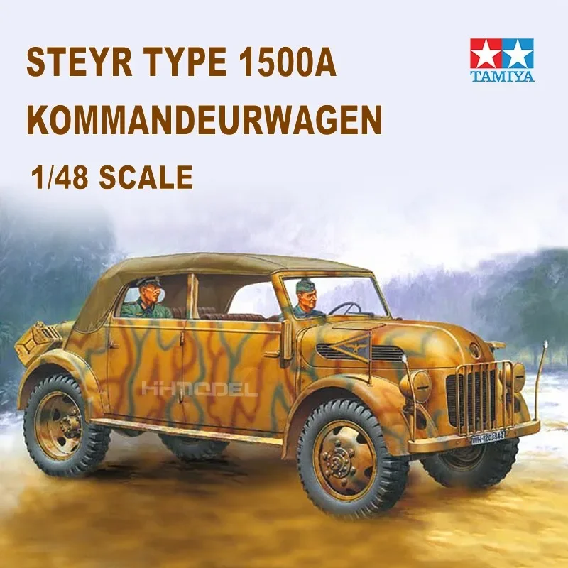 

Tamiya 32553 Сборная модель масштаба 1/48 немецкий Steyr Тип 1500A коммандерваген Модель Набор для военных моделирования Хобби DIY игрушки