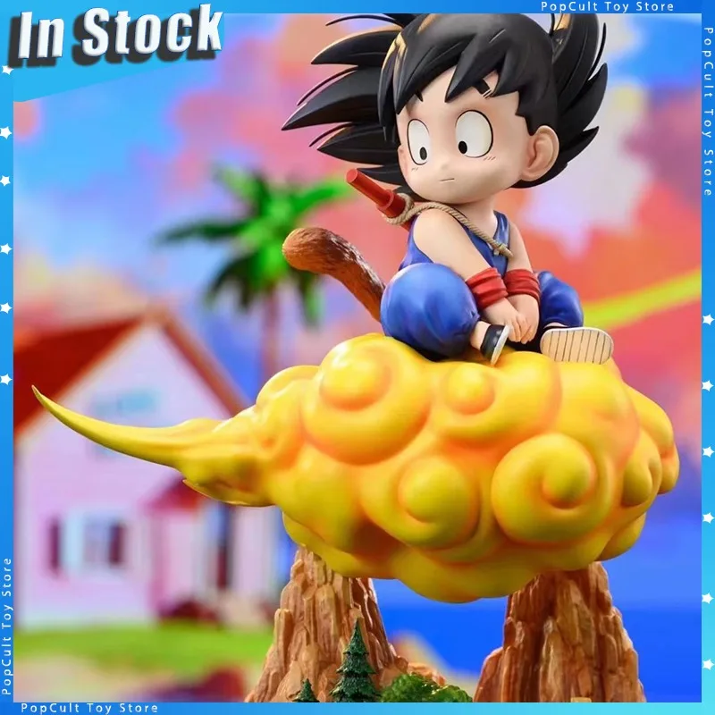

In Stock 21cm Dragon Ball Action Figure Kintoun Goku Anime Figure Collectible Model Pvc Statue Desktop Ornament Toys Gifts