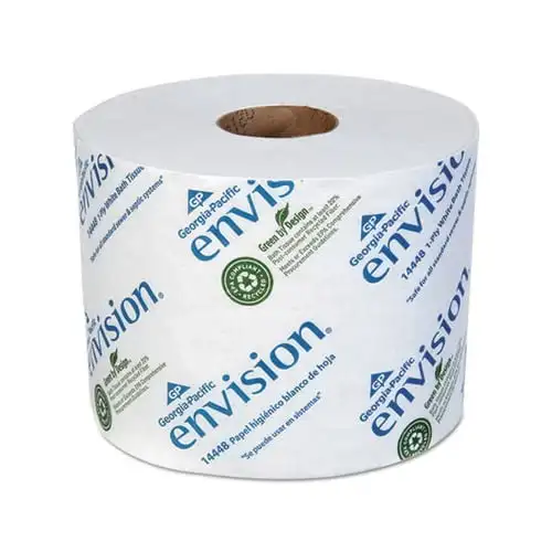 

Pacific Blue Basic High-Capacity Bathroom Tissue Septic Safe, 1-Ply, White, 1,500/Roll, 48/Carton, Toilet Paper
