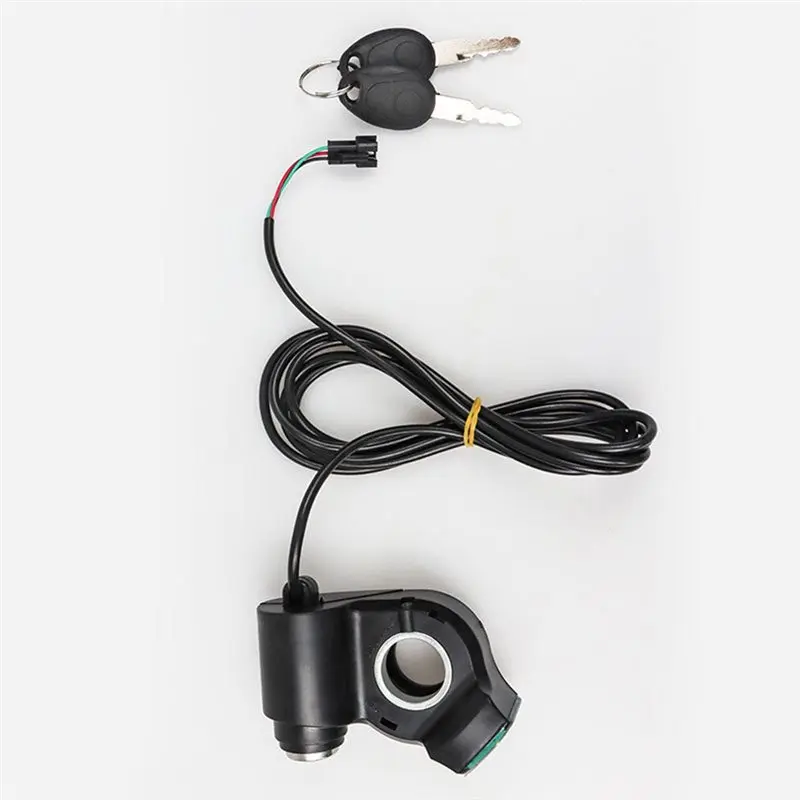 W/Key Digital Display Ignition Lock Start Switch For KUGOO Electric Scooter Cylinder Starter Switch Locks