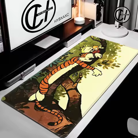 Comic C-Calvin and H-Hobbes Mousepad Computer Laptop Gamer Pad PC Gaming Accessories Desk Mats