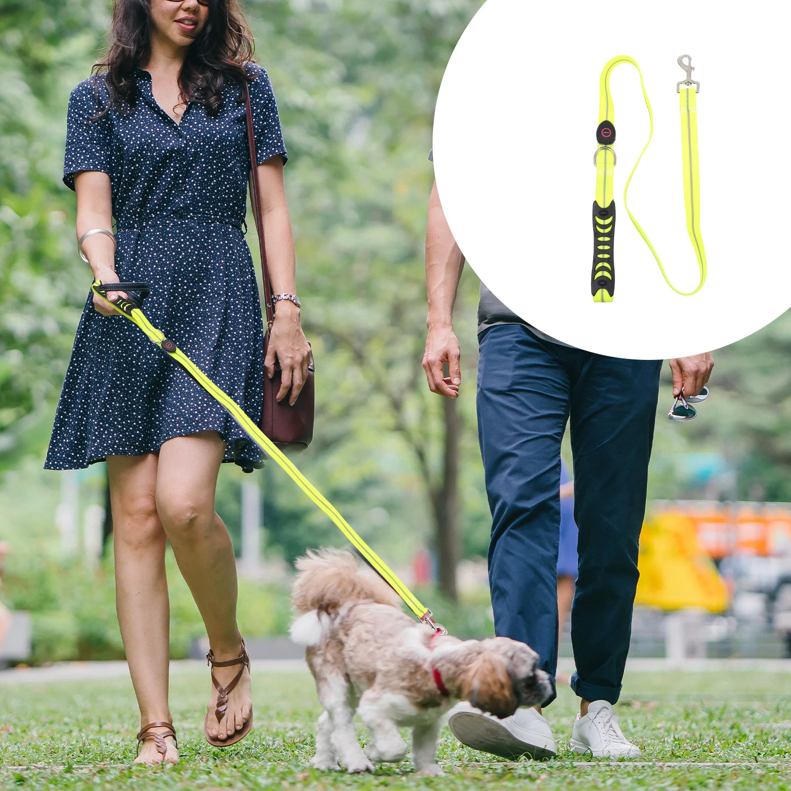 

LED Glow Collar Dog Leash Lightweight Durable Rope Bright Color Compact Size Outdoor Pet Parties Activities Daily Use Luminous