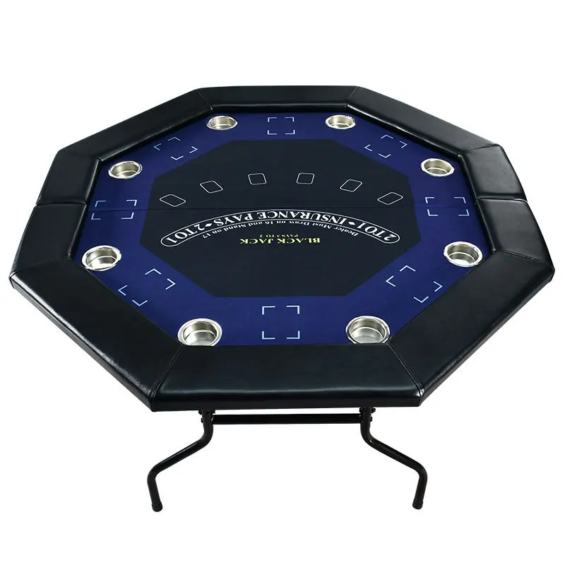 Poker Chip Table Entertainment Octagonal Poker Table Foldable Poker Table