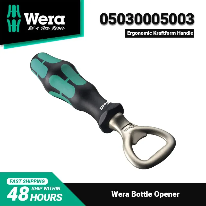 

WERA Bottle Opener 05030005003 145 mm Party Beer Opening Tool Easy Operation and Low-weight