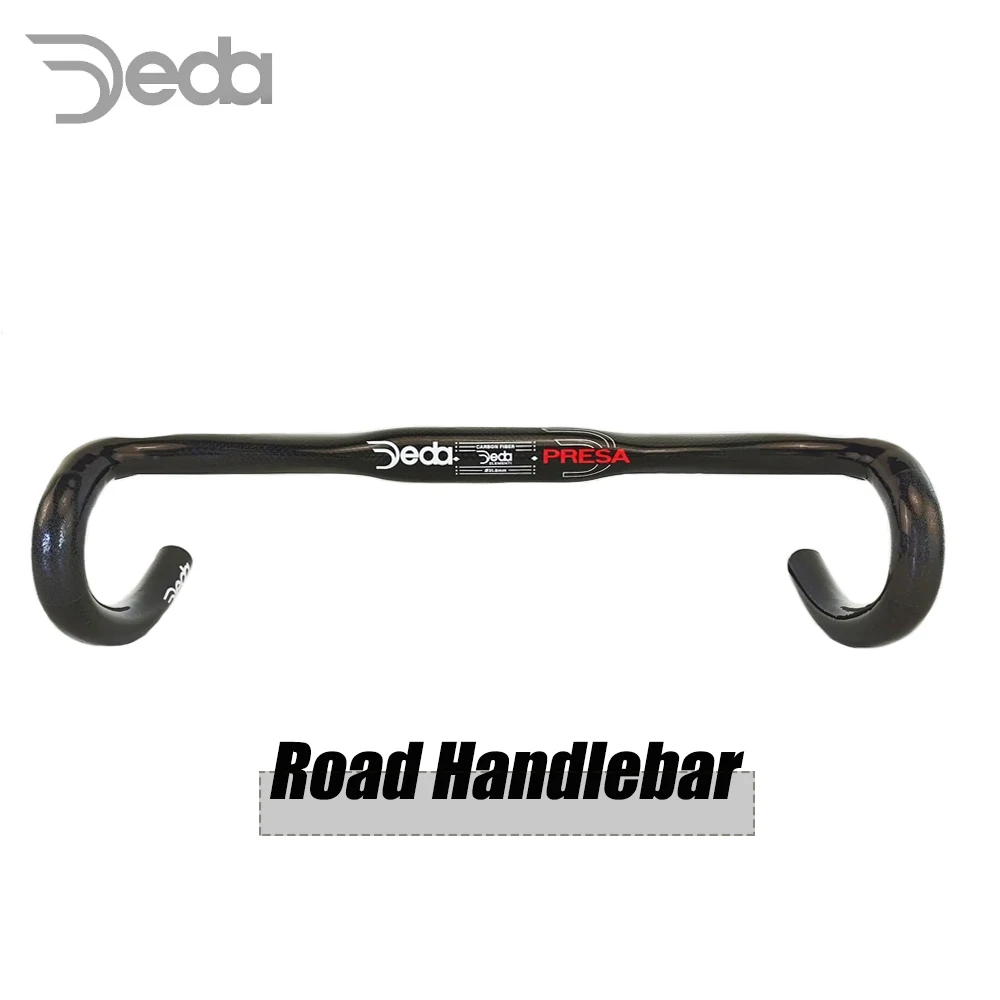 Deda 3K Gloss New Carbon Fiber T800 Road Bike Handlebar Drop Bar 380-440mm Bicycle Accessories