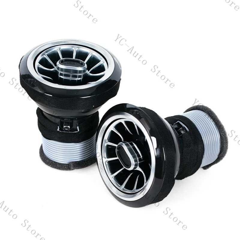 Для Mercedes Benz W164 ML GL Class 2006-2011 светодиодная передняя приборная панель AC кондиционер вентиляционное отверстие турбо отделка интерьер автомобиля Фото №5
