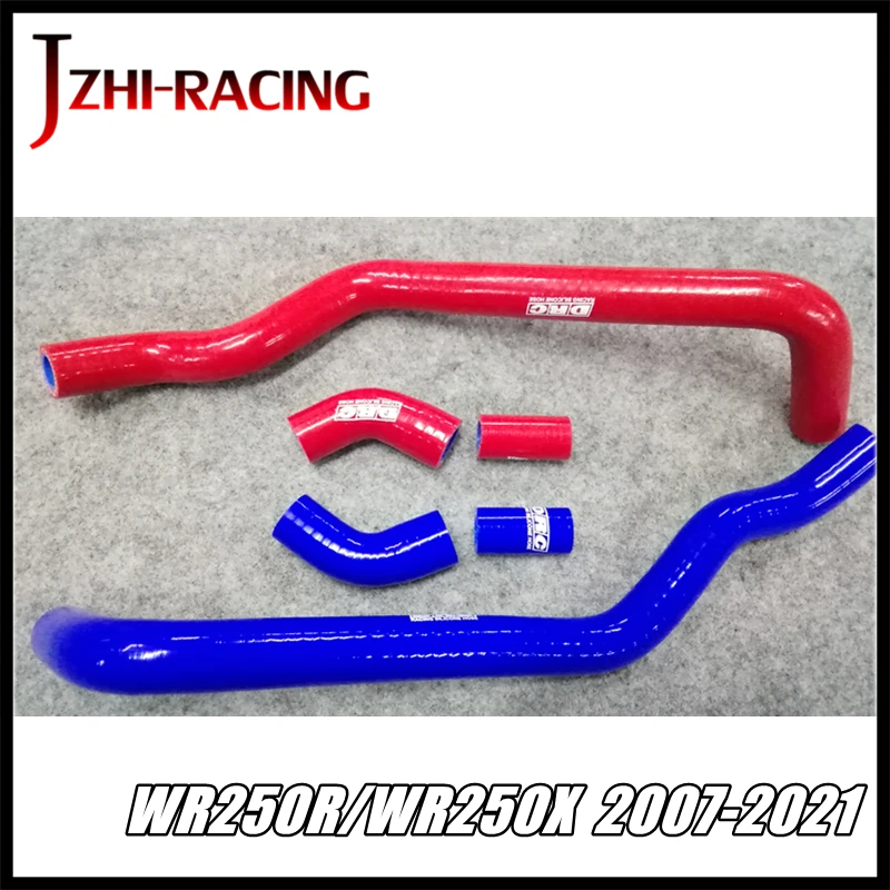 ДЛЯ YAMAHA WR250R WR250X WR250 R/X 2007-2021 Комплект силиконовых шлангов охлаждающей жидкости радиатора.
