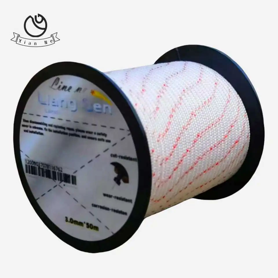 

50m*3mm Nylon Pully Starter Rope Recoil Engine Start String For CG430 520 Lawnmower Grass Trimmer Chainsaw Engine Parts