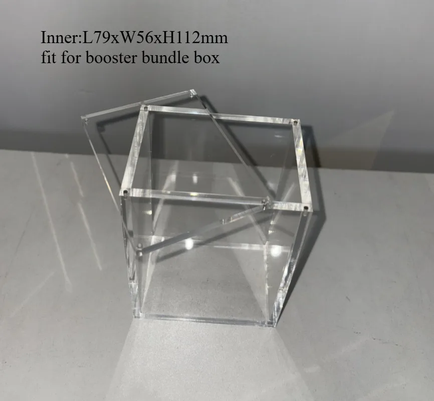 Fit for 6-Pack Heavy-Duty Acrylic Storage Cases with UV Protection & Strong Magnetic Lids for Collectibles