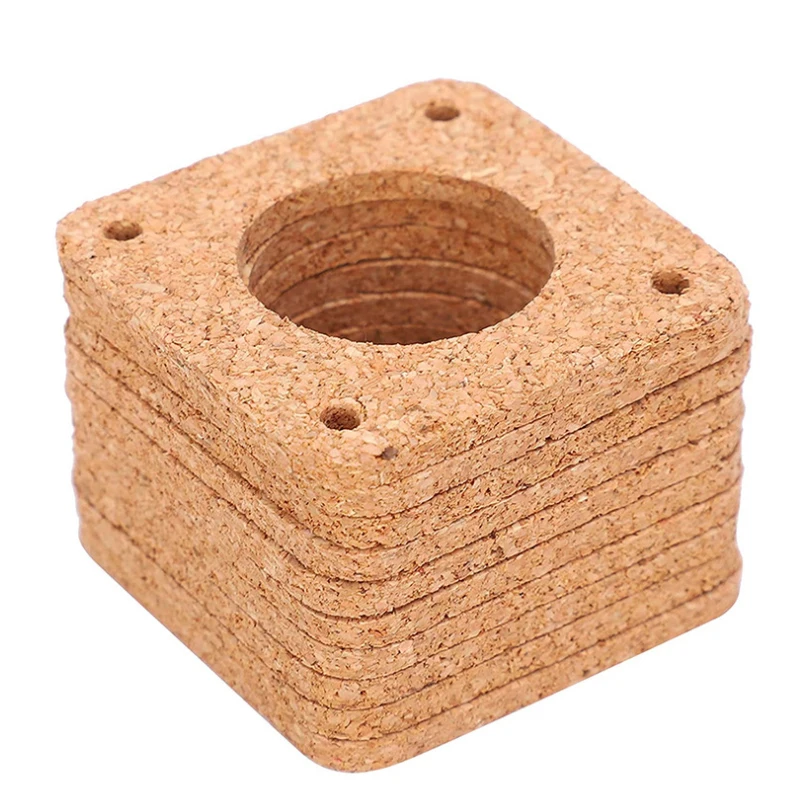10 pcs 42 Step motor softwood motor shock pad 3D printer pad softwood pad thickness 3MM Seismic damping wear-resistant