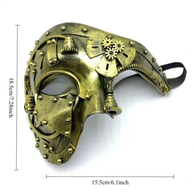 

Vintage Steampunk Mask Cosplay Costume Accessory Fancy Dress Ball Party Masquerade