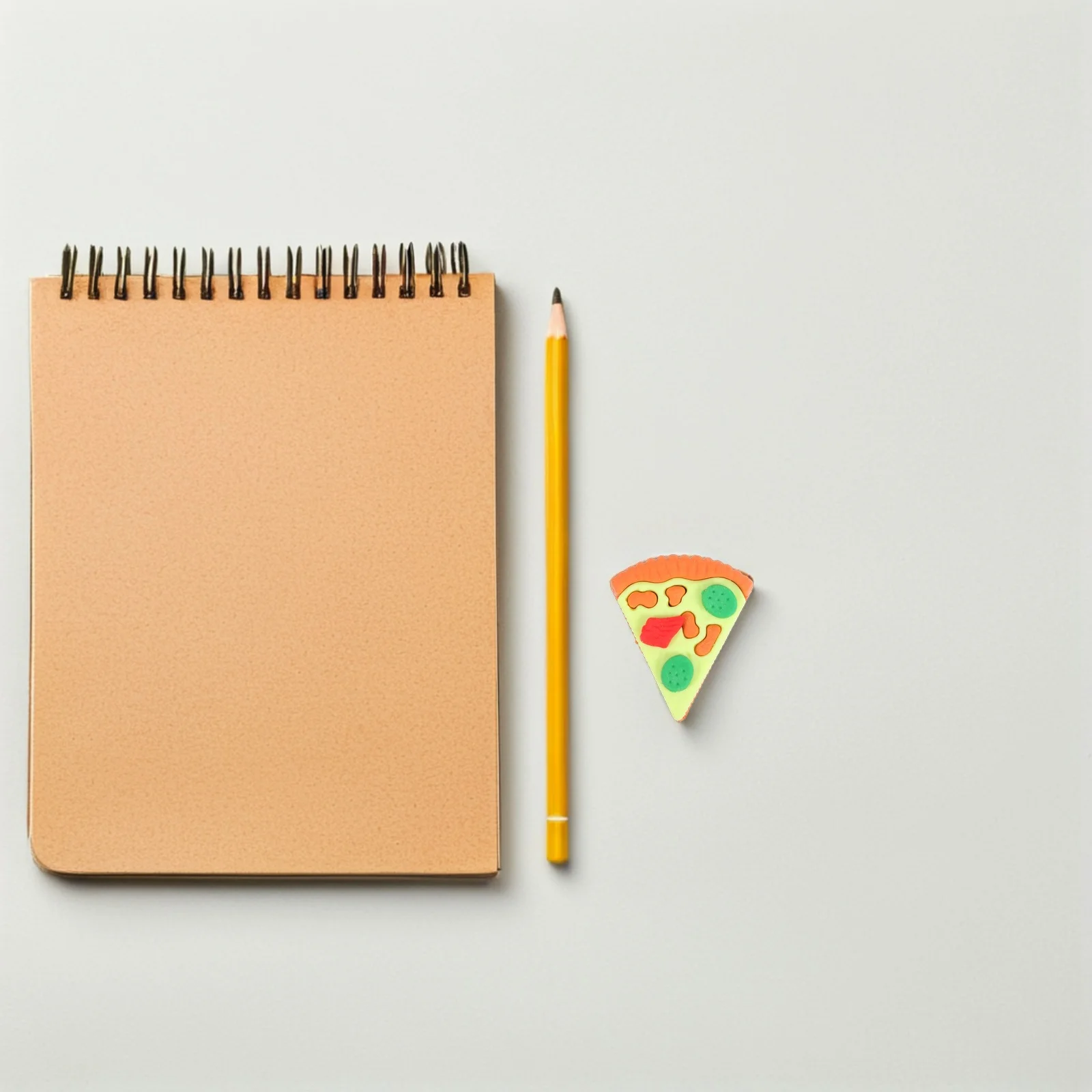 

30Pcs Cute Triangle Pizza Erasers for Kids Mini School Supplies Bulk Prizes for Students Classroom Rewards Decorative Erasers