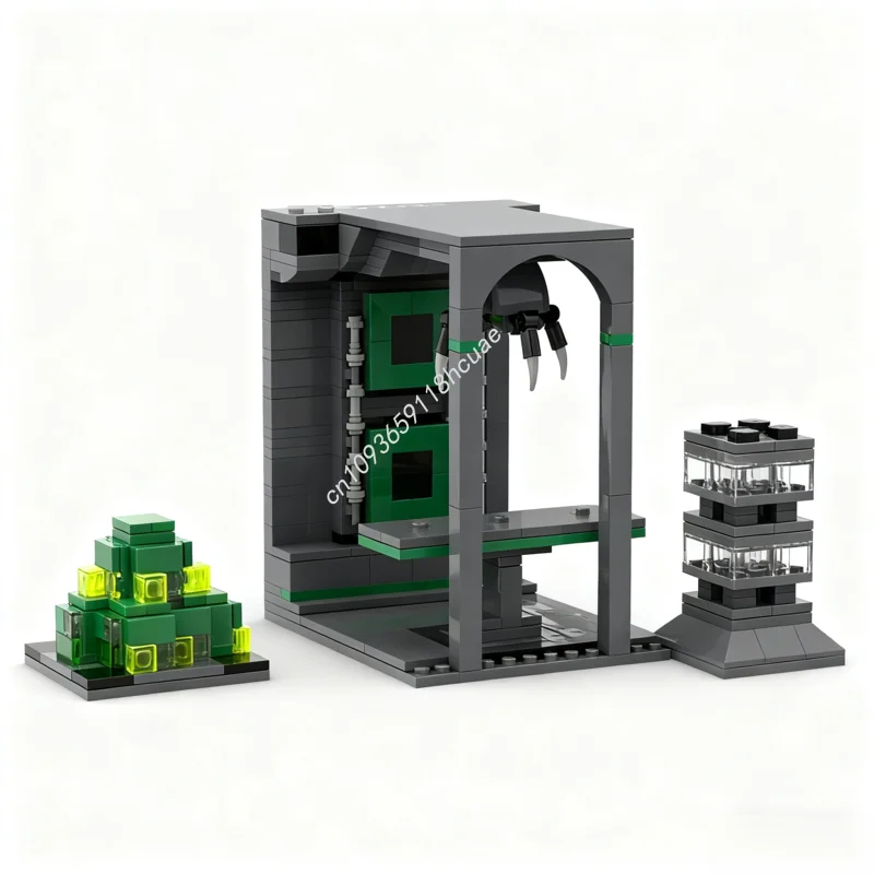 

470 шт. MOC Sunken Precursor Base Subnautica Aquazone Модель Строительные блоки Игрушки для рукоделия Детские креативные рождественские подарки