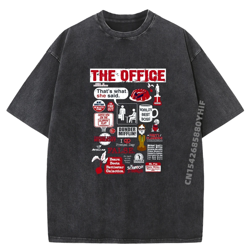 

Футболки с надписью The Office Quote Mash Up, футболки с рисунком, мужские повседневные потертые рубашки, футболки с принтом, мужская дизайнерская одежда