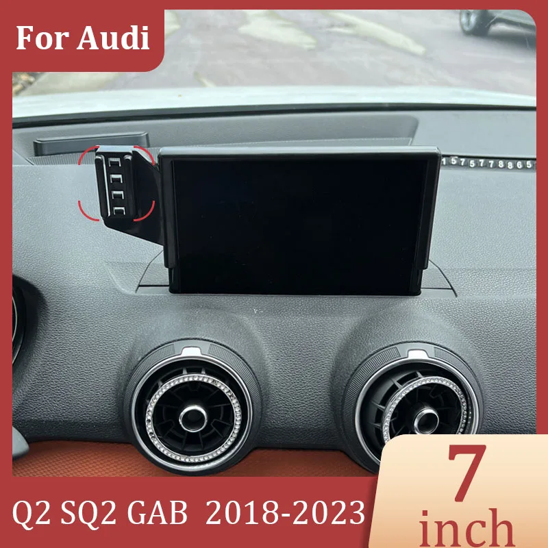 

Car Mobile Phone Navigation Bracket DIY Projection Wireless Charger For Audi Q2 SQ2 GAB 2018-2023 Screen 7 Inch Fixed Base