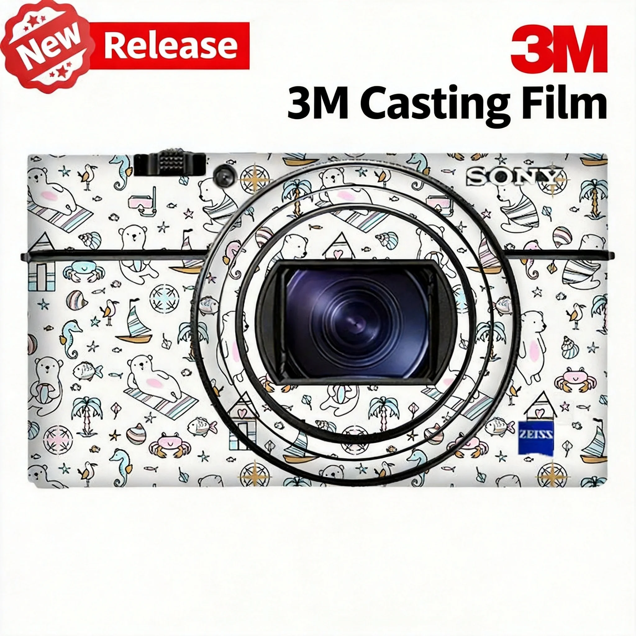 

Camera Skin Sticker For Sony RX100 Mark II 3M Material Anti-Scratch Protective Film Full Body Wrap Decal Color Change