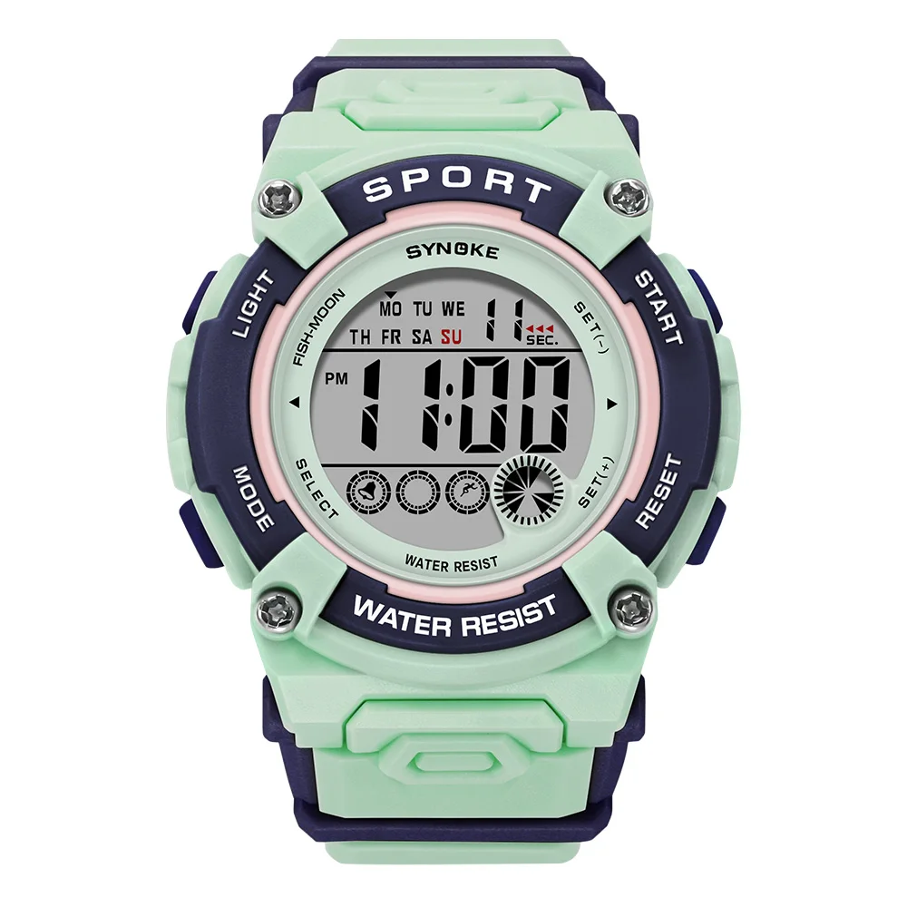 Student Waterproof Watch for Girls, Multifunctional Luminous Design