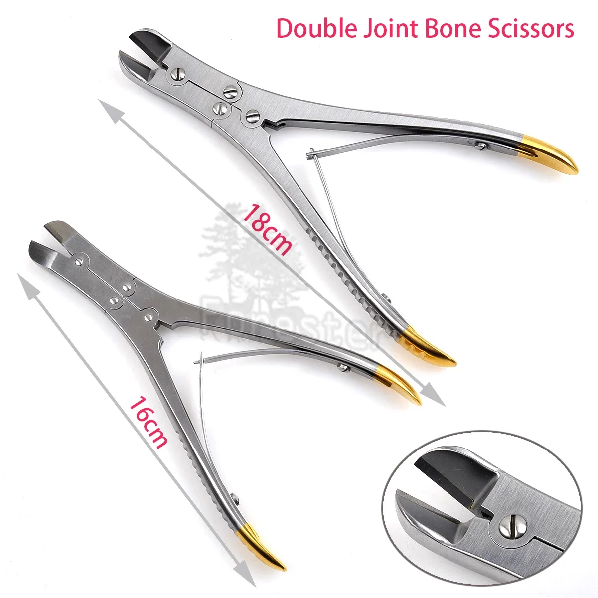 Orthopedics Double Joint Bone Scissors Veterinary Bone Cutter Scissors Orthopedics Surgery Medical Instruments 160mm/180mm